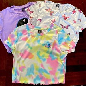Shein bundle 3 crop tops all size medium